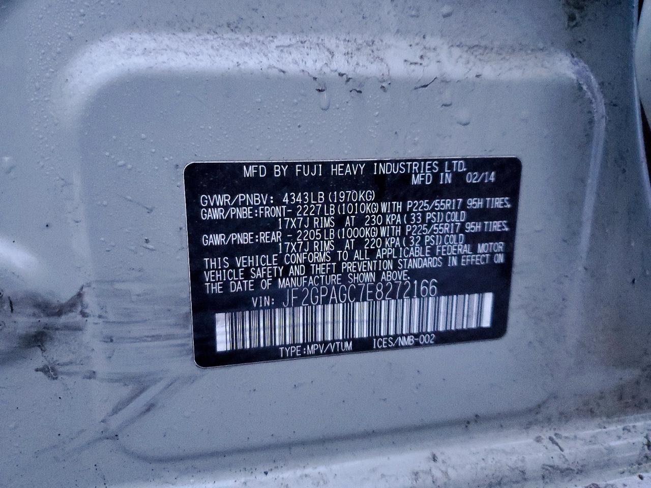 2014 SUBARU XV CROSSTREK 2.0 LIMITED photo 25