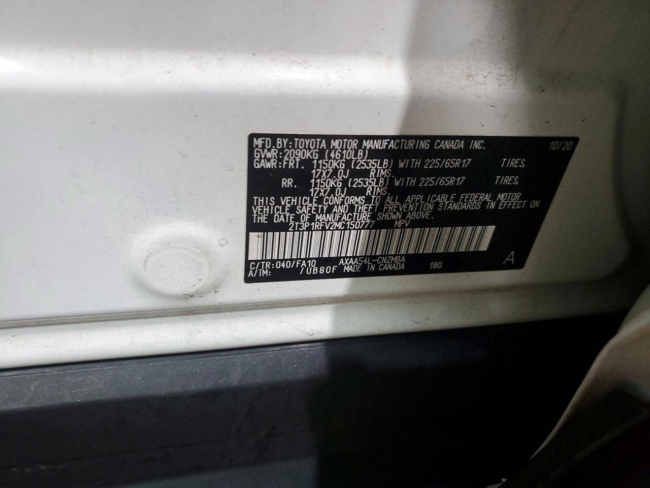 2021 TOYOTA RAV4 XLE photo 13