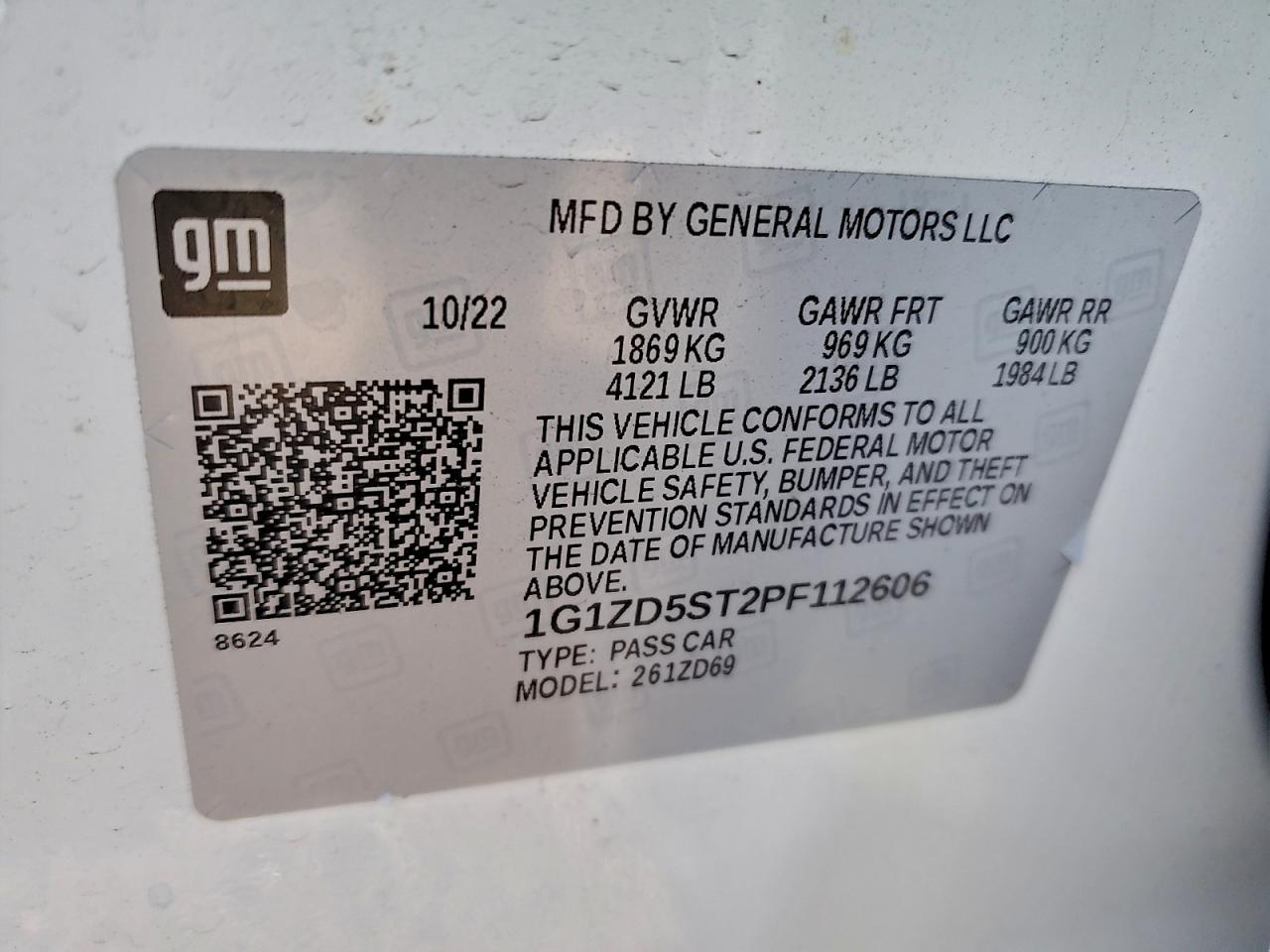 2023 CHEVROLET MALIBU LT photo 12