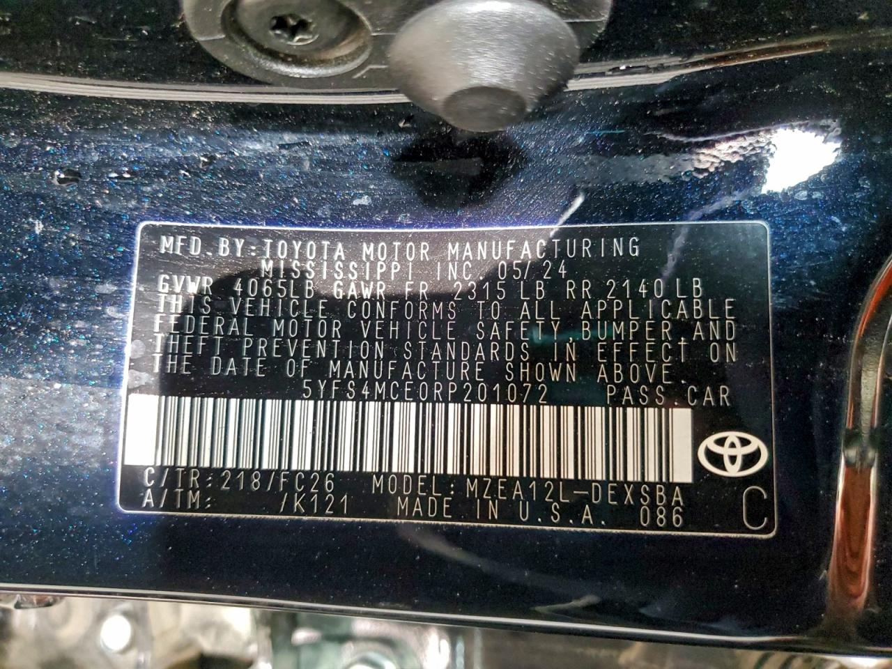 2024 TOYOTA COROLLA SE photo 23