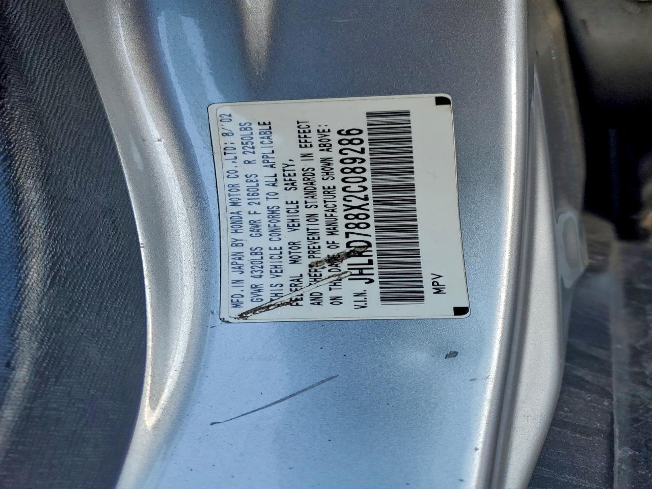 2002 HONDA CR-V EX photo 13