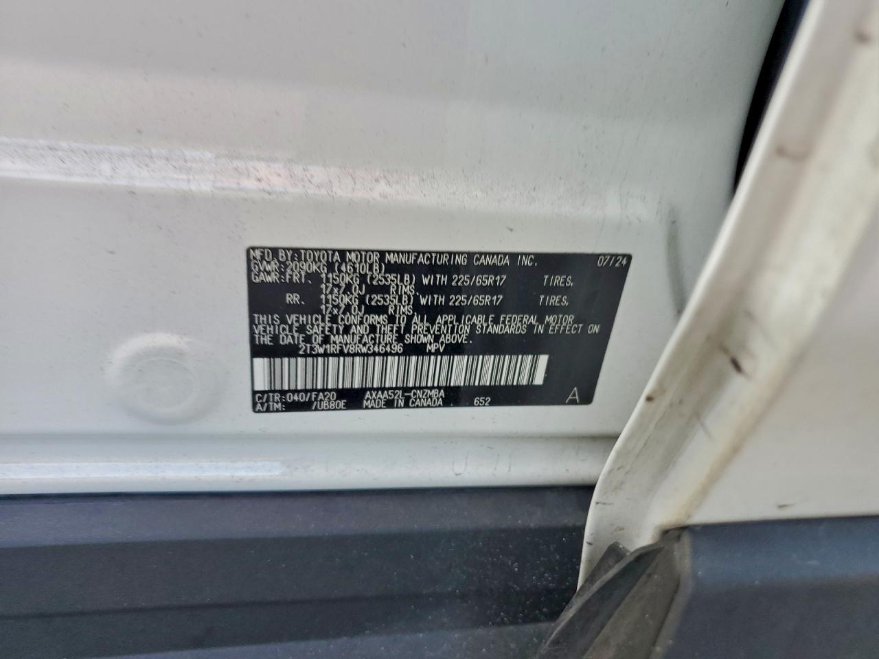 2024 TOYOTA RAV4 XLE photo 12