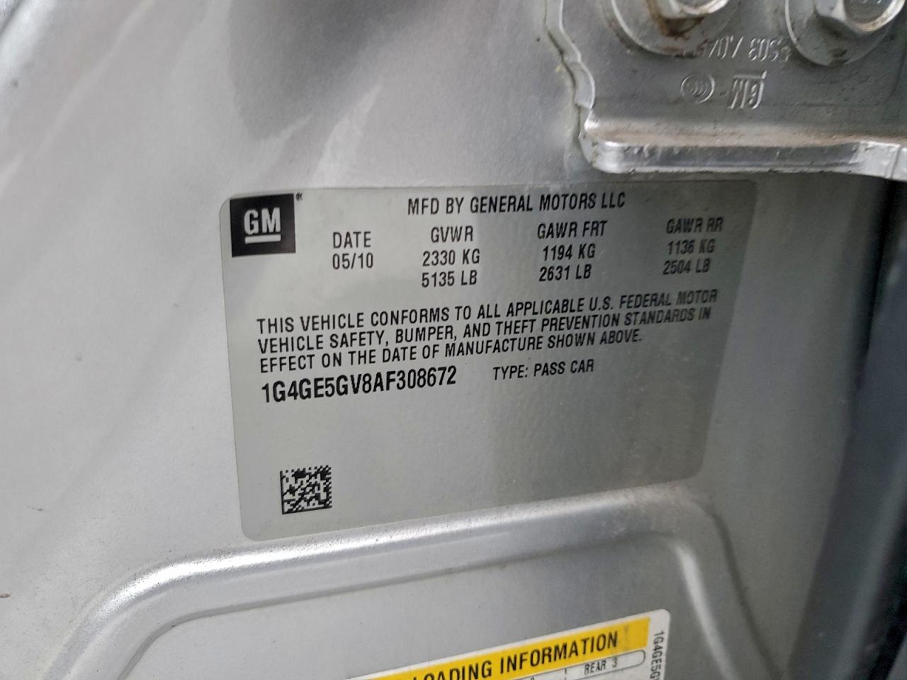 2010 BUICK LACROSSE CXS photo 34