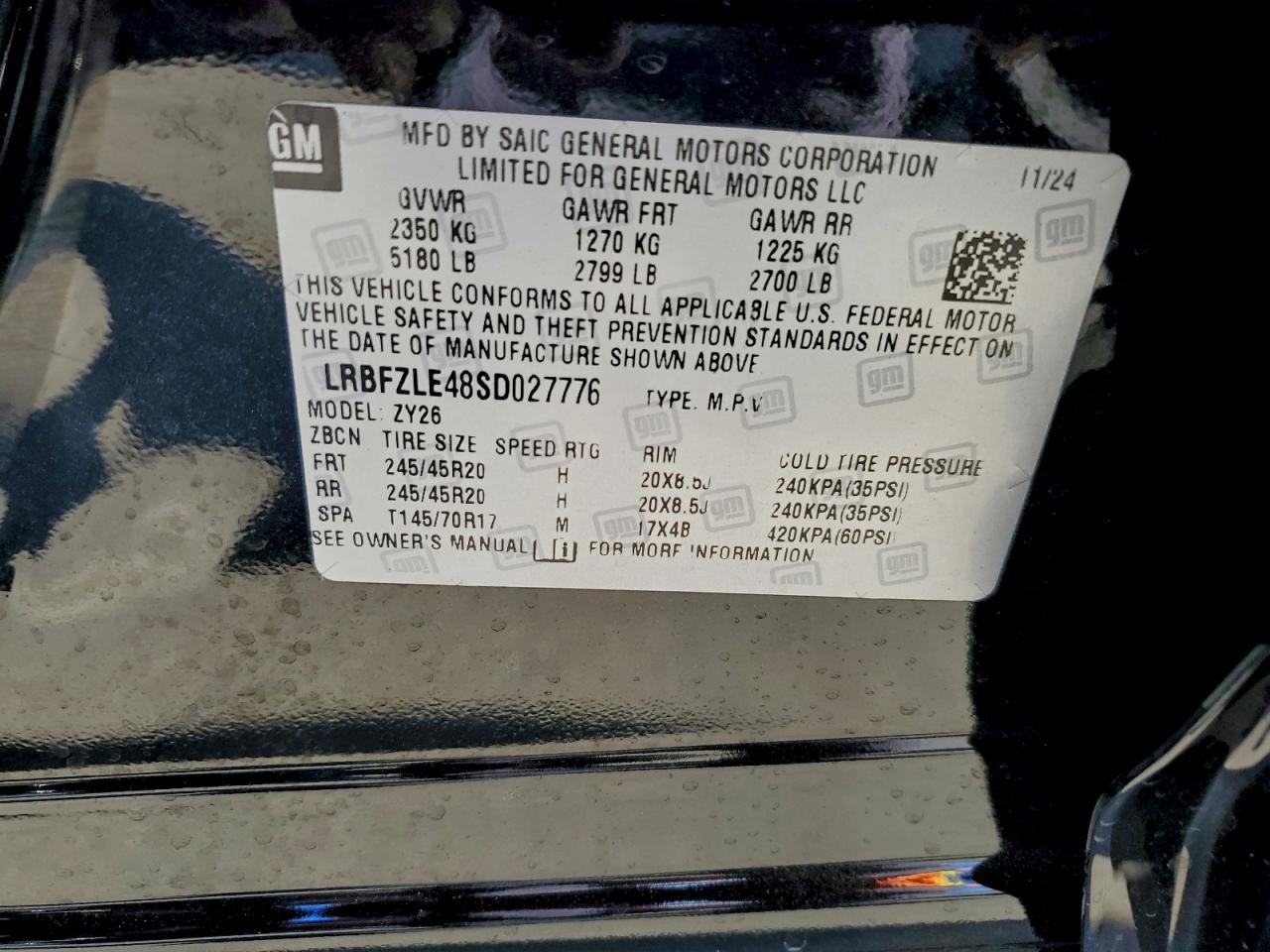 2025 BUICK ENVISION SPORT TOURING photo 13