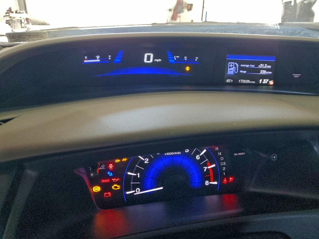 2013 HONDA CIVIC LX photo 9