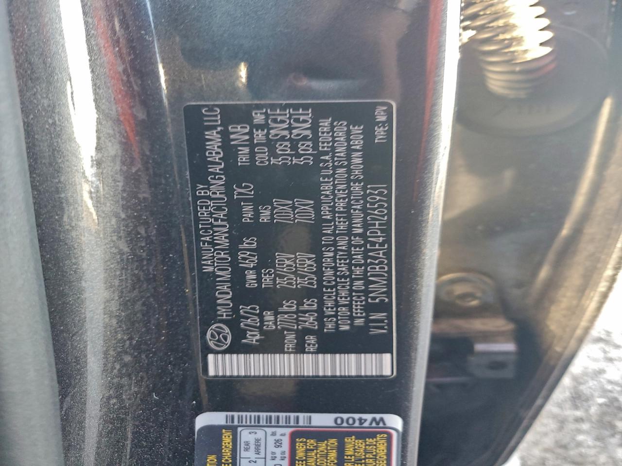 2023 HYUNDAI TUCSON SEL photo 27