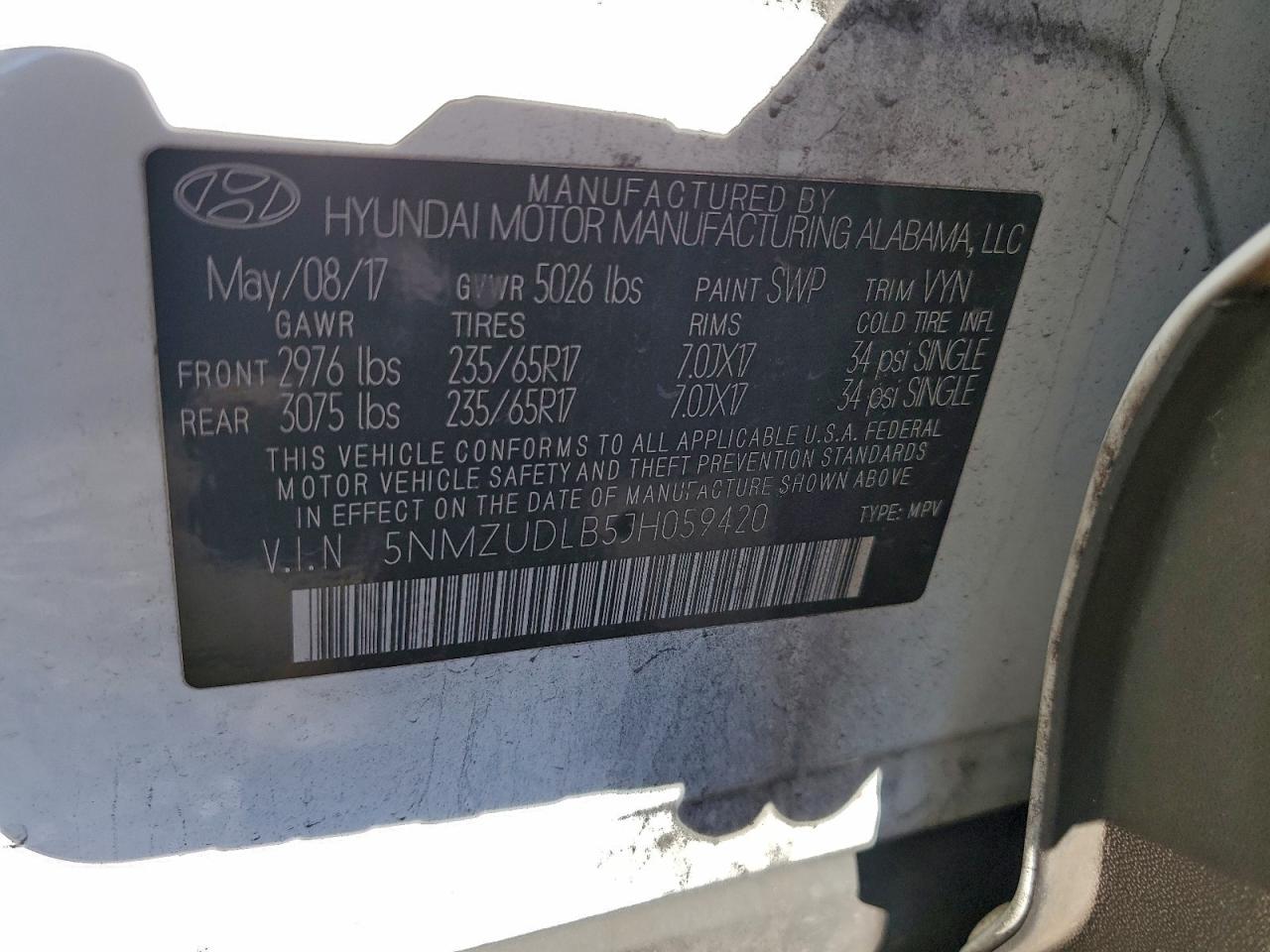 2018 HYUNDAI SANTA FE SPORT photo 27