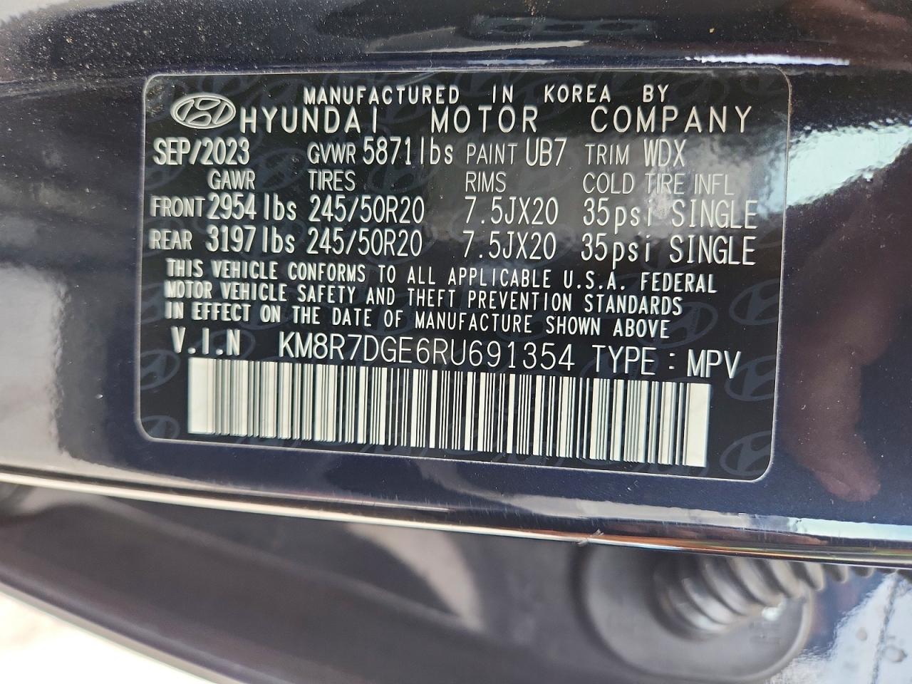 2024 HYUNDAI PALISADE CALLIGRAPHY photo 27