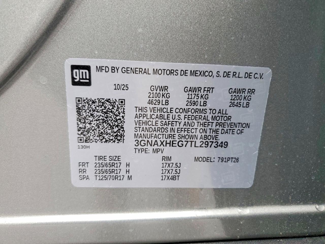 2026 CHEVROLET EQUINOX LT photo 14