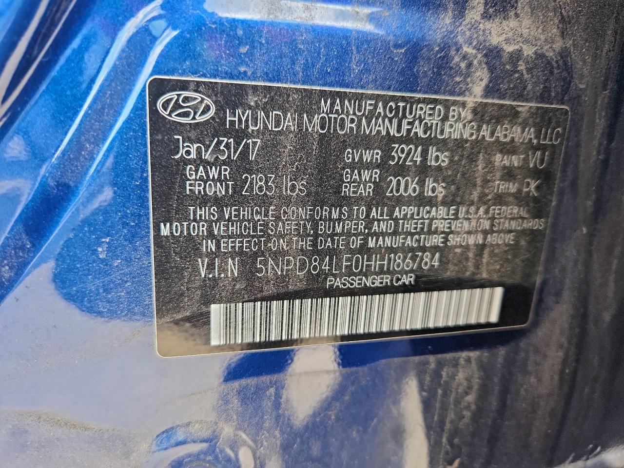 2017 HYUNDAI ELANTRA SE photo 34