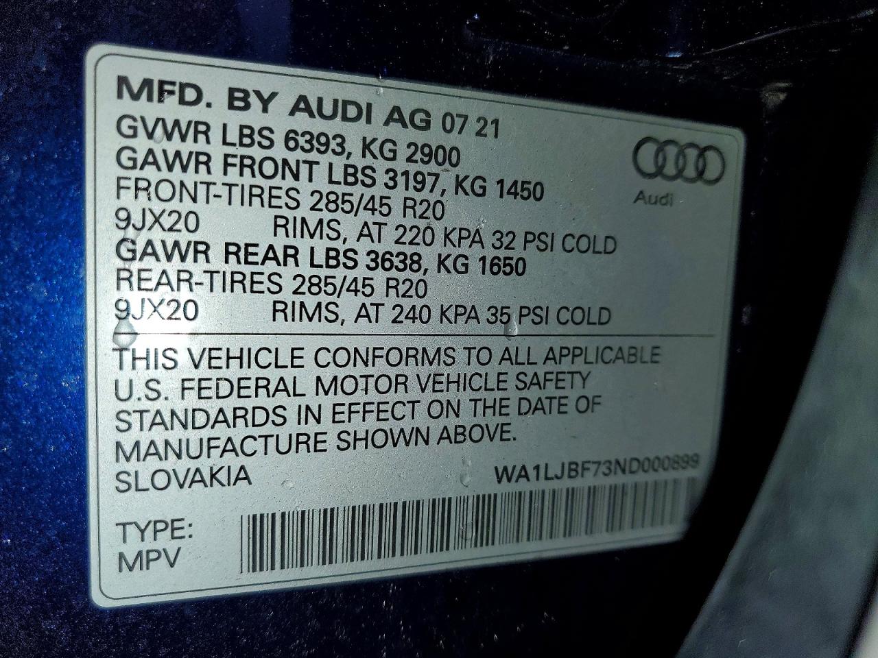 2022 AUDI Q7 PREMIUM PLUS photo 25