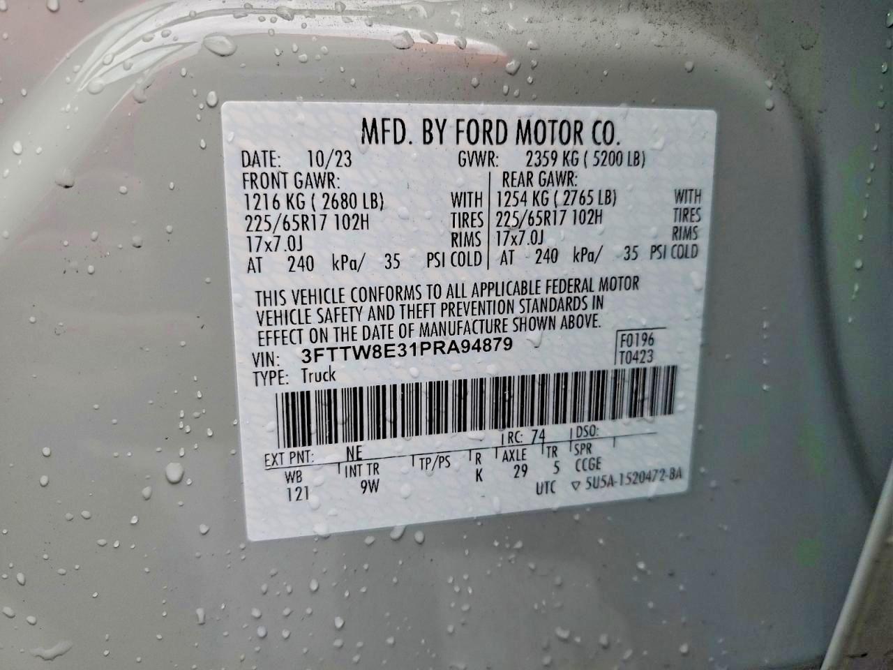 2023 FORD MAVERICK XL photo 10