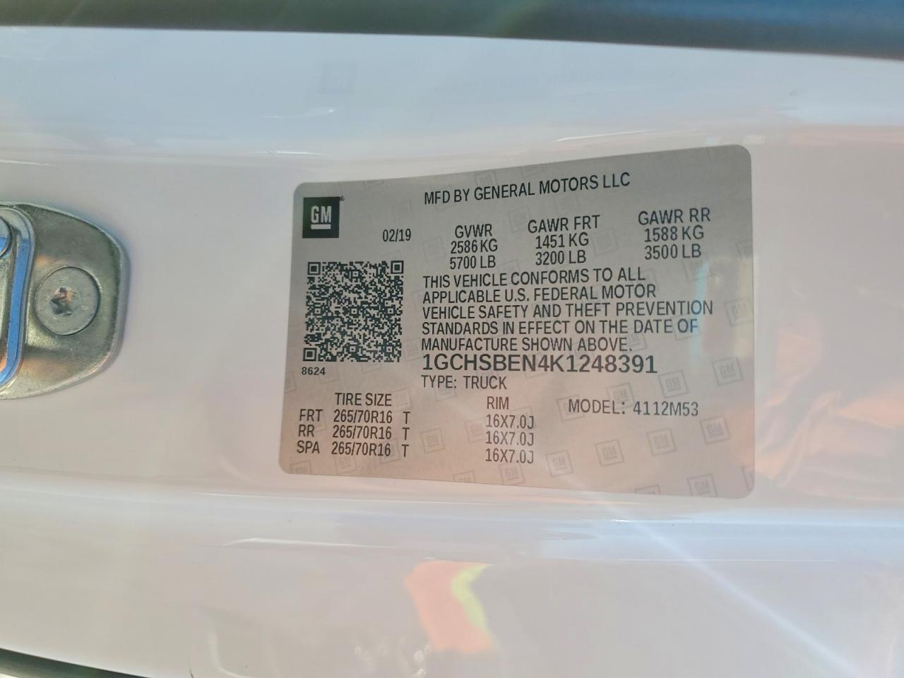 2019 CHEVROLET COLORADO photo 23