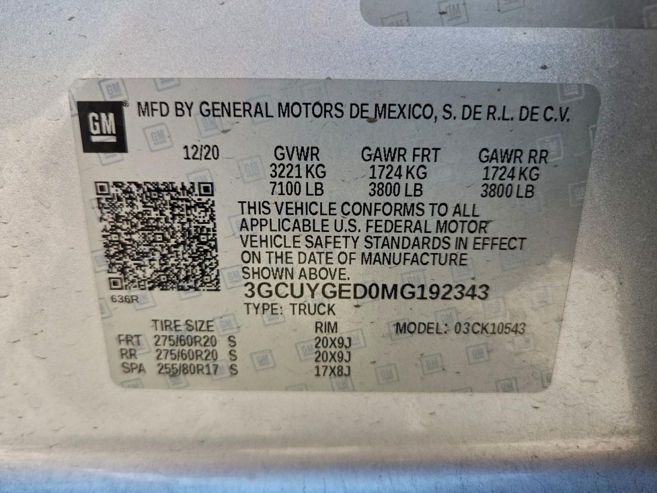 2021 CHEVROLET SILVERADO K1500 LTZ photo 13