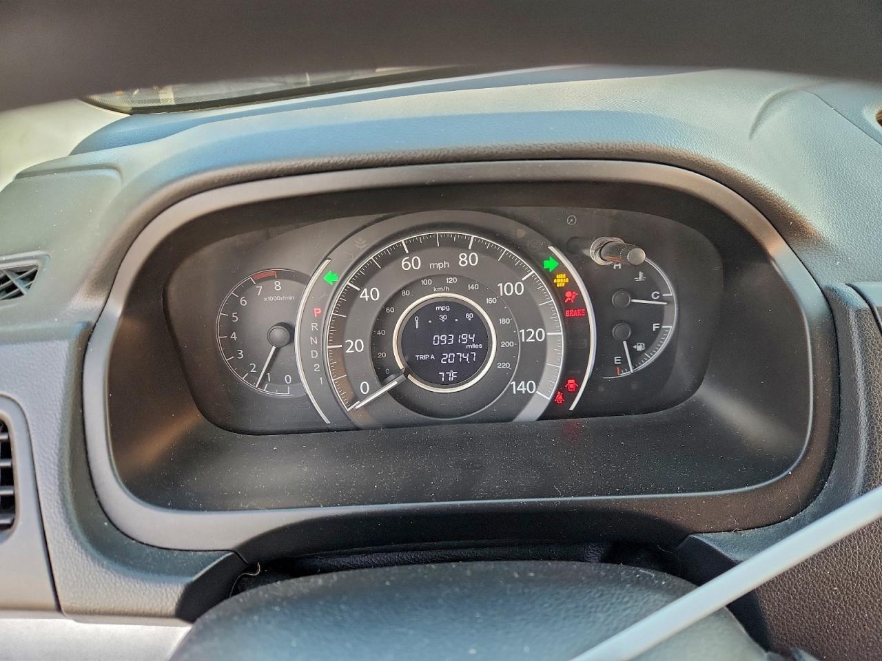 2012 HONDA CR-V LX photo 9