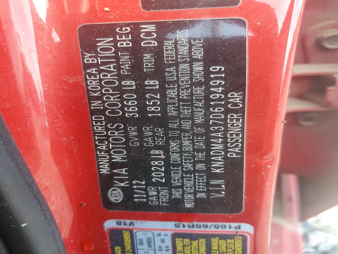 2013 KIA RIO LX photo 34