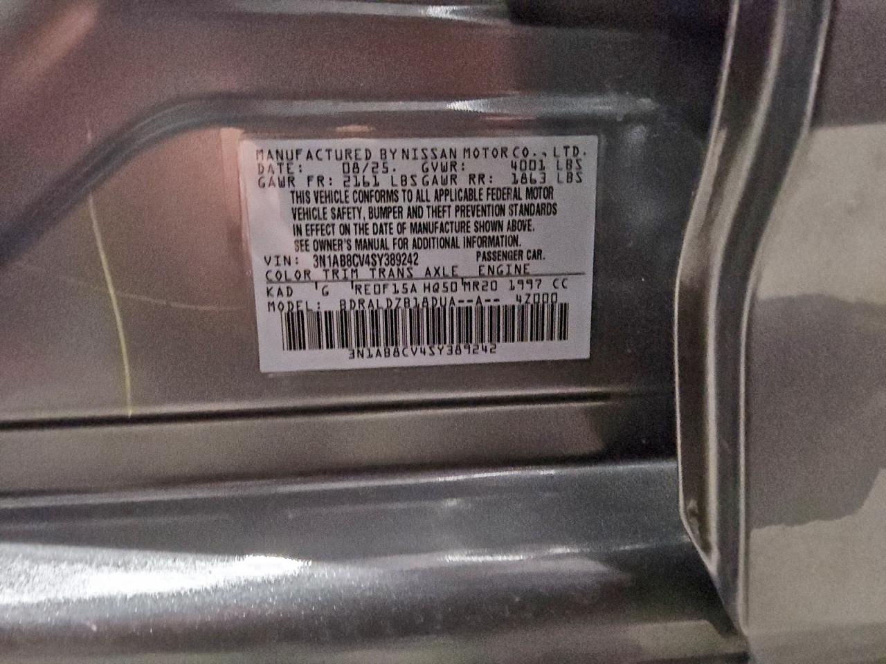 2025 NISSAN SENTRA SV photo 12