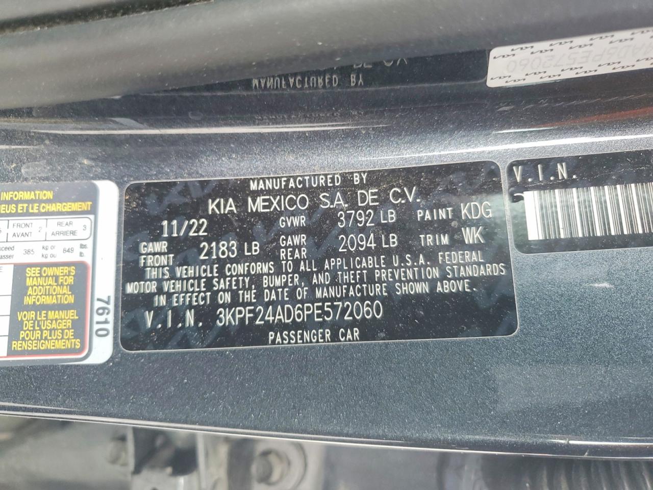 2023 KIA FORTE LXS photo 34