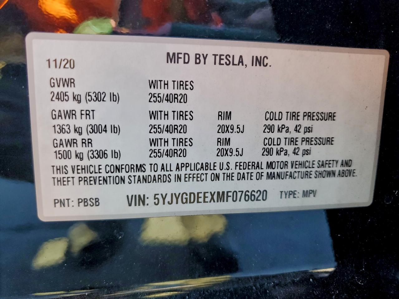 2021 TESLA MODEL Y photo 34