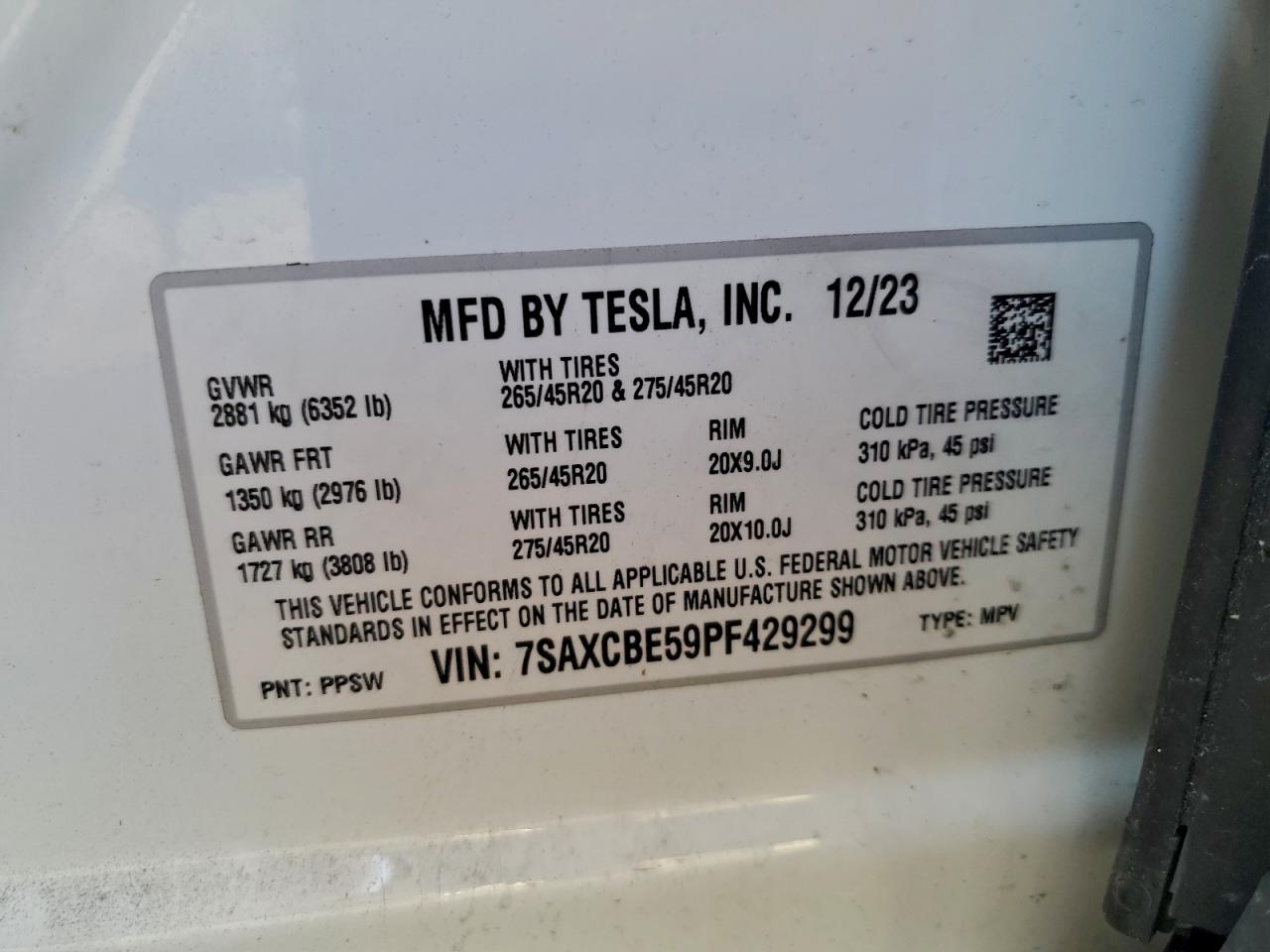 2023 TESLA MODEL X photo 13