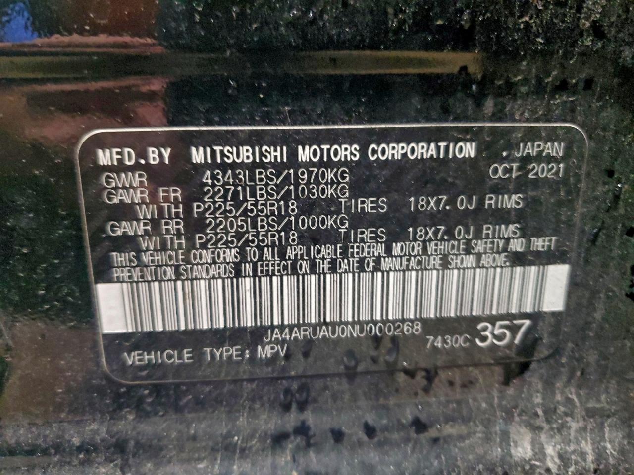 2022 MITSUBISHI OUTLANDER SPORT ES photo 37