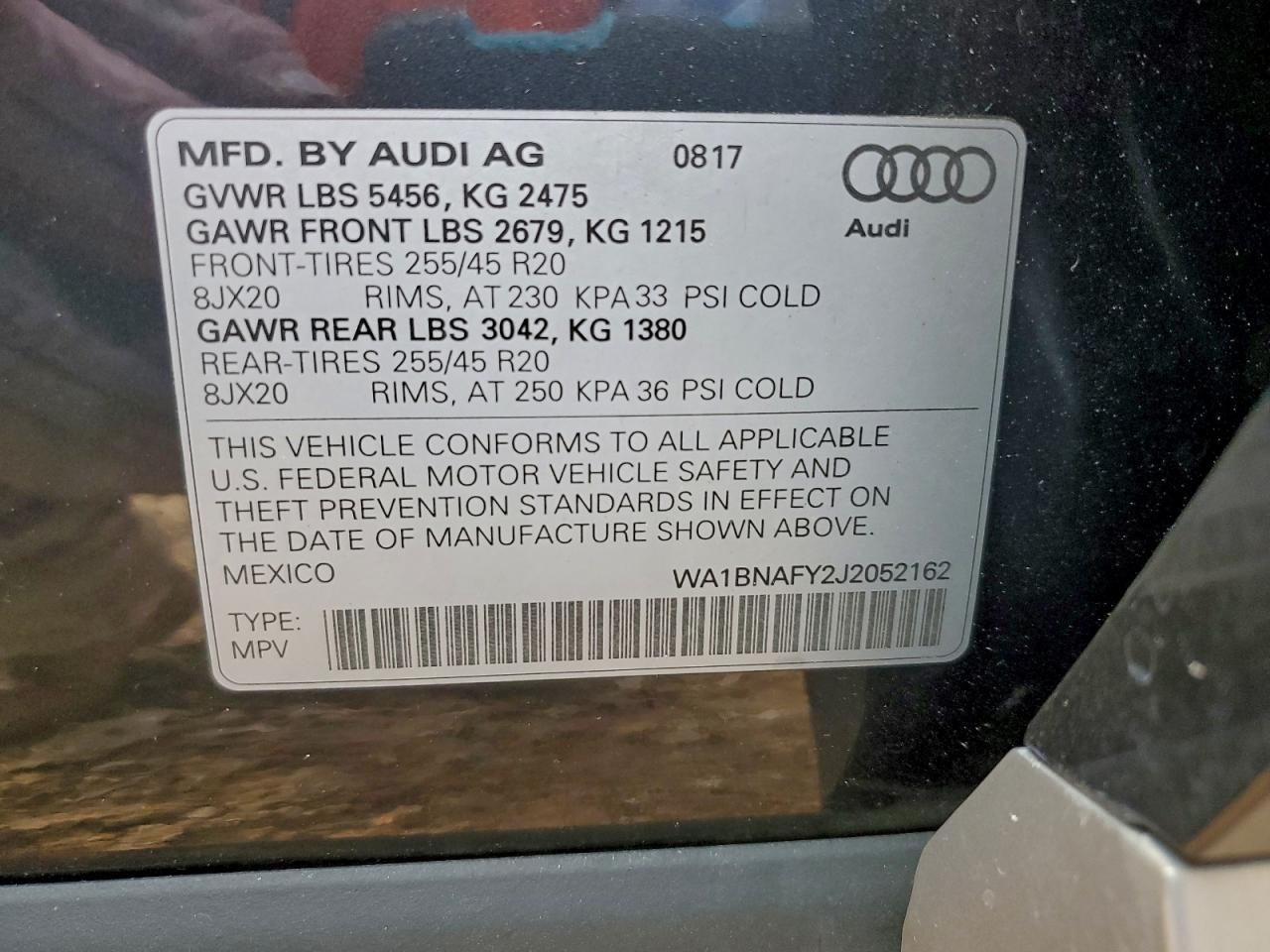 2018 AUDI Q5 PREMIUM PLUS photo 25
