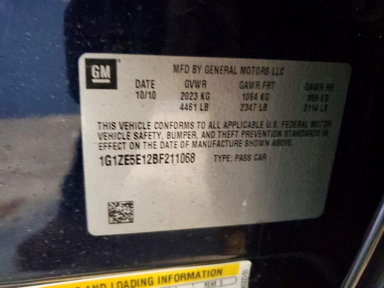 2011 CHEVROLET MALIBU LTZ photo 12