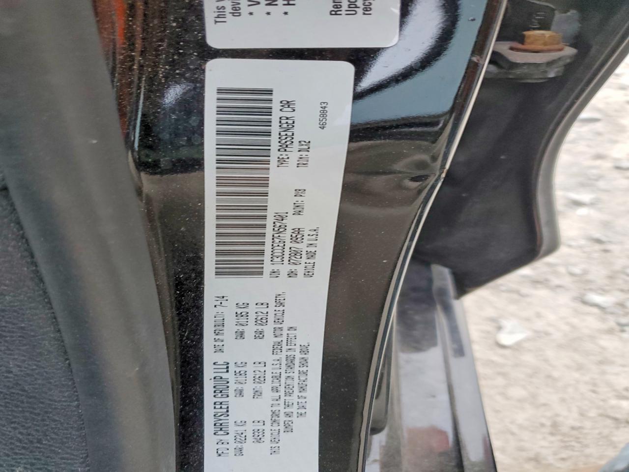 2015 CHRYSLER 200 C photo 12