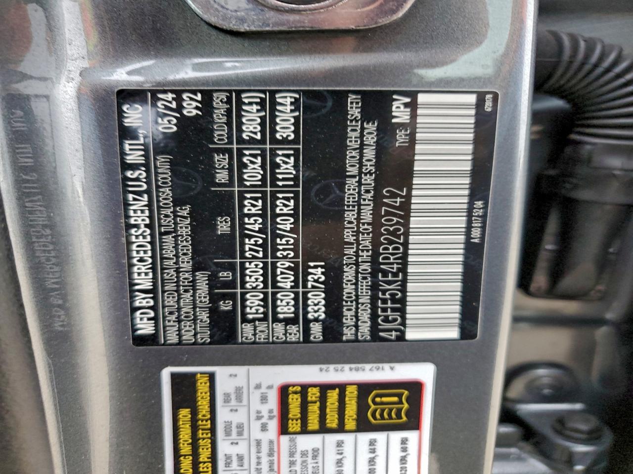 2024 MERCEDES-BENZ GLS 450 4MATIC photo 13