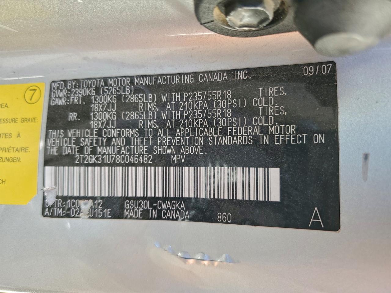 2008 LEXUS RX 350 photo 25