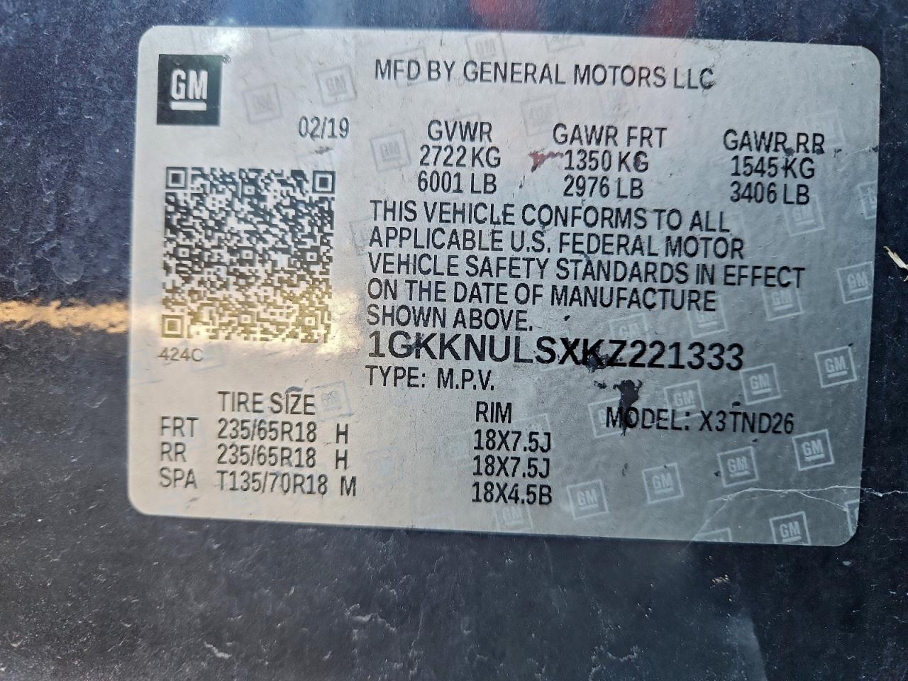 2019 GMC ACADIA SLT-1 photo 13