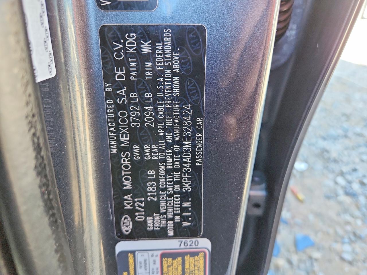 2021 KIA FORTE GT LINE photo 12