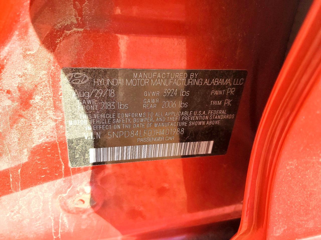 2018 HYUNDAI ELANTRA SEL photo 12