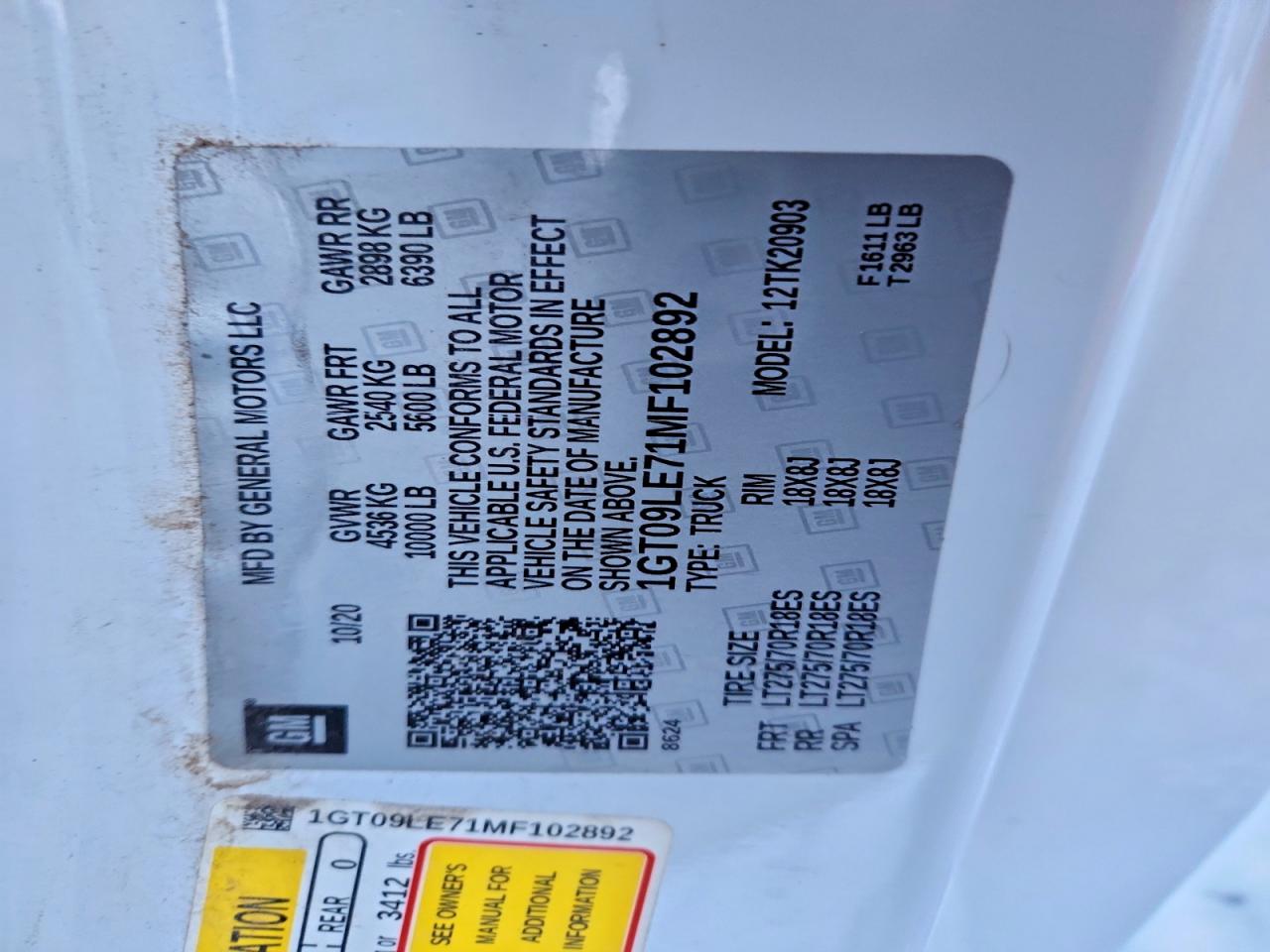 2021 GMC SIERRA K2500 HEAVY DUTY photo 12