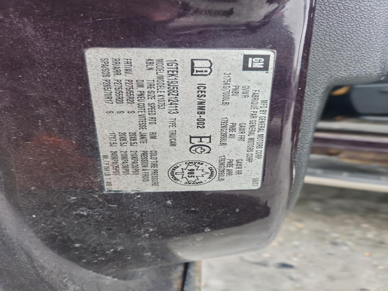 2008 GMC SIERRA K1500 photo 12