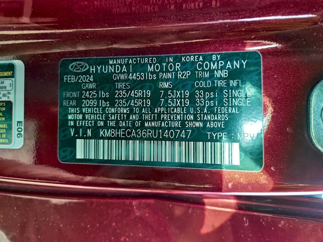 2024 HYUNDAI KONA LIMITED photo 14