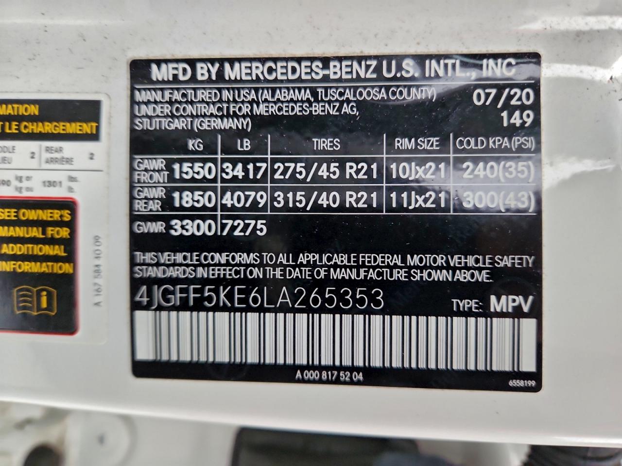 2020 MERCEDES-BENZ GLS 450 4MATIC photo 13
