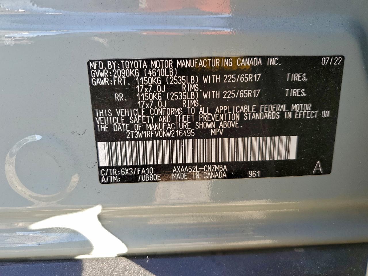 2022 TOYOTA RAV4 XLE photo 25