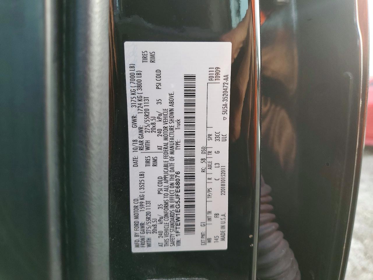 2018 FORD F150 SUPERCREW photo 12