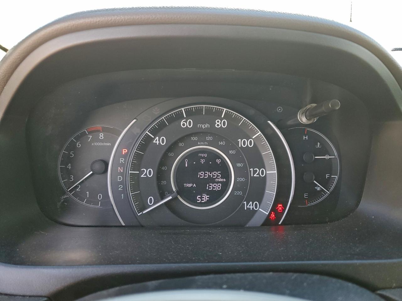 2012 HONDA CR-V EXL photo 9