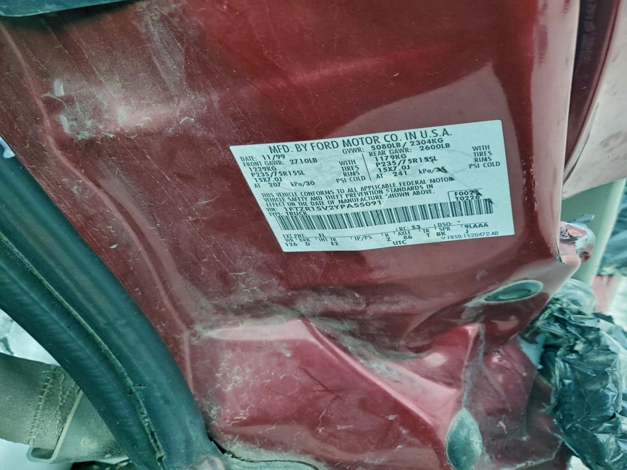 2000 FORD RANGER photo 12