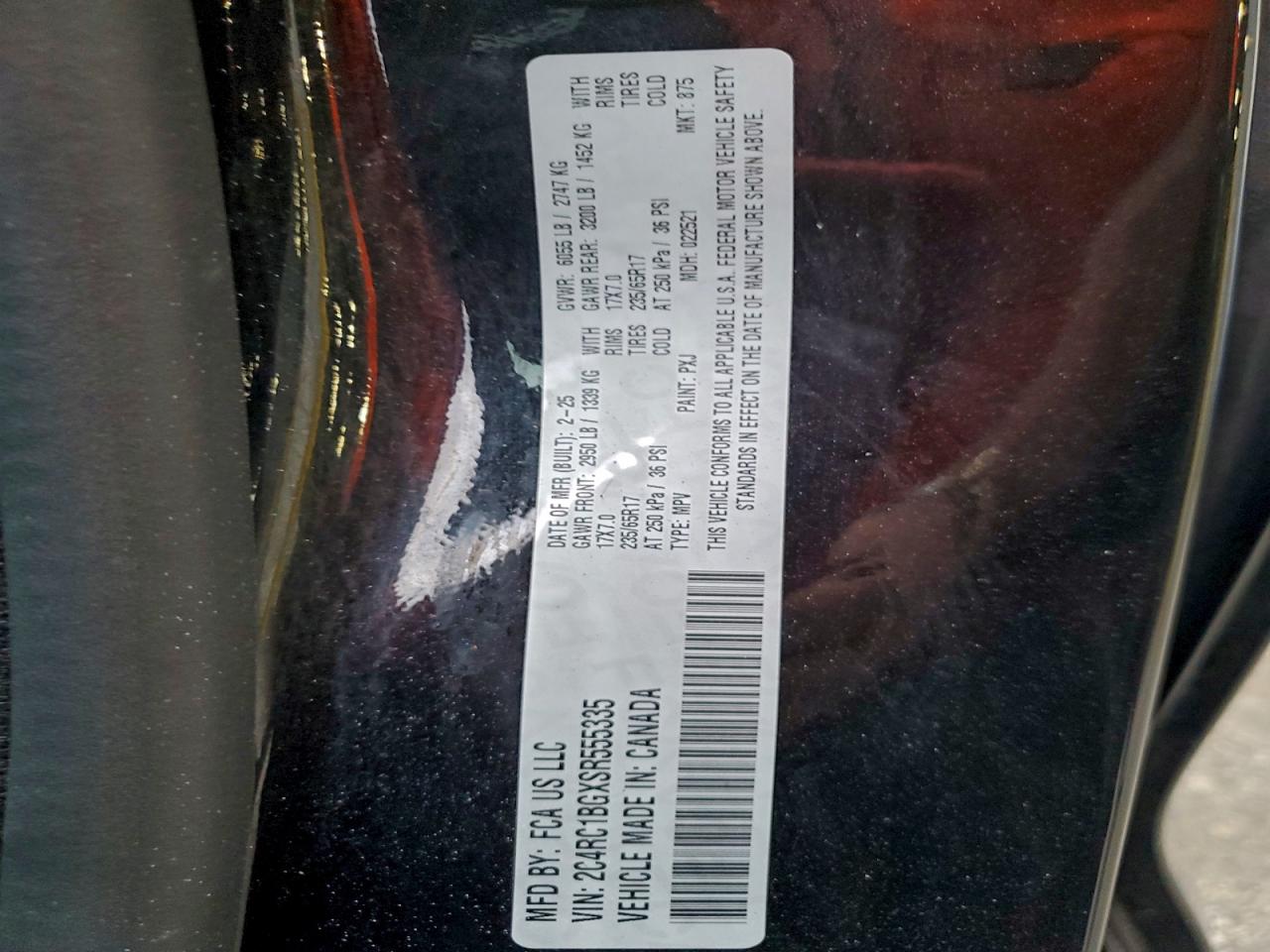2025 CHRYSLER PACIFICA SELECT photo 13