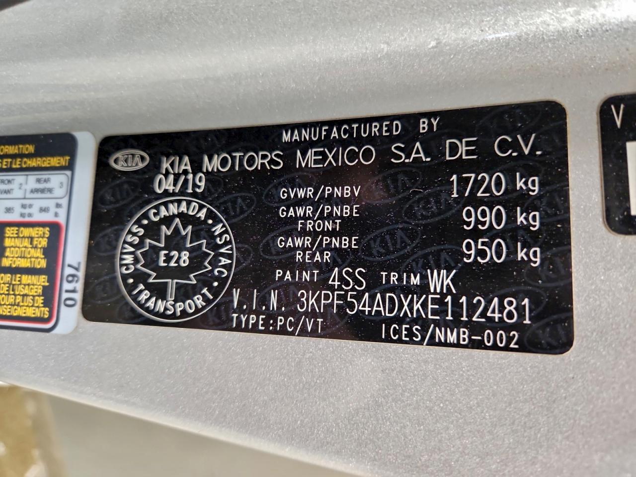 2019 KIA FORTE EX photo 13