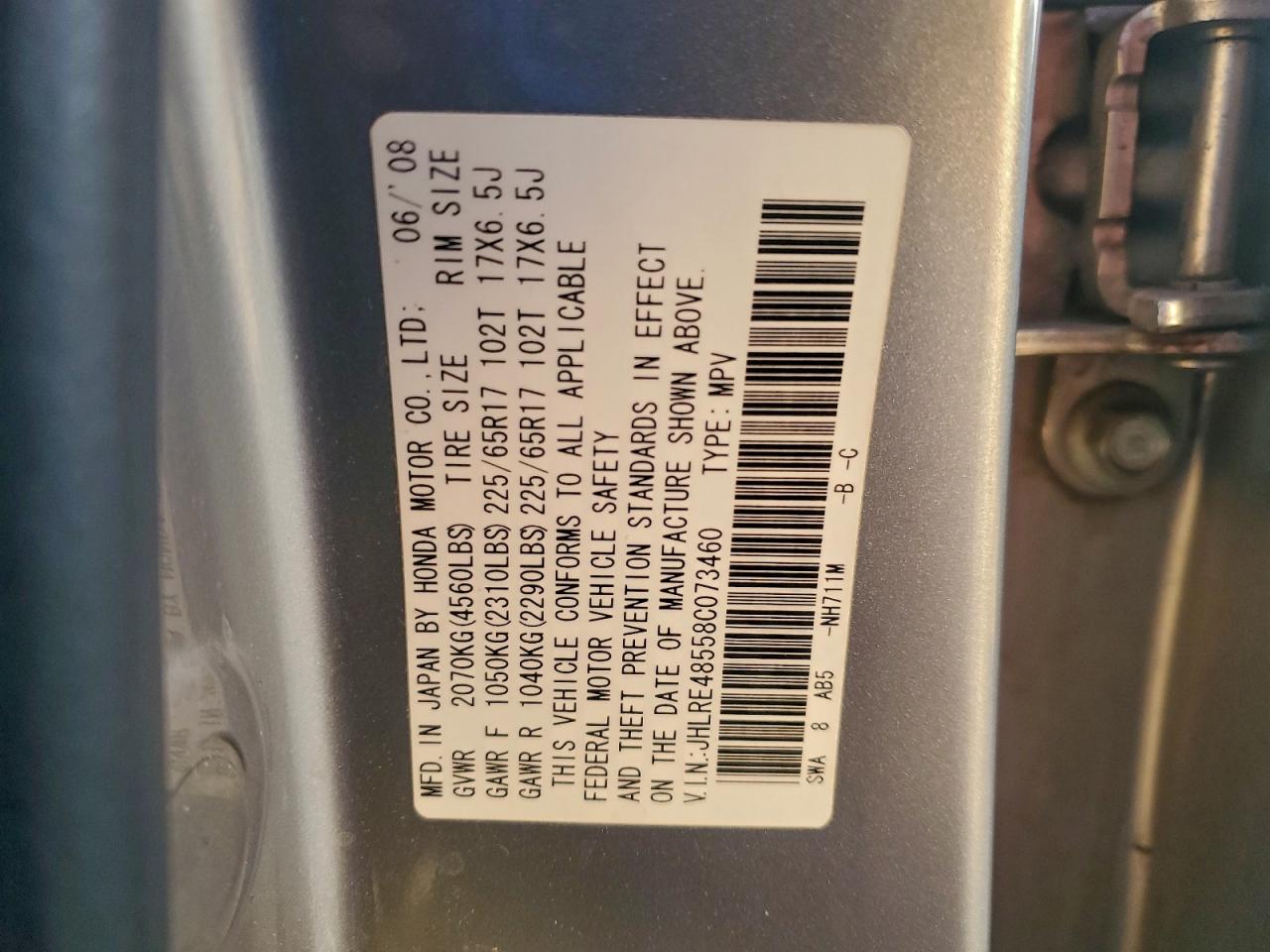 2008 HONDA CR-V EX photo 27