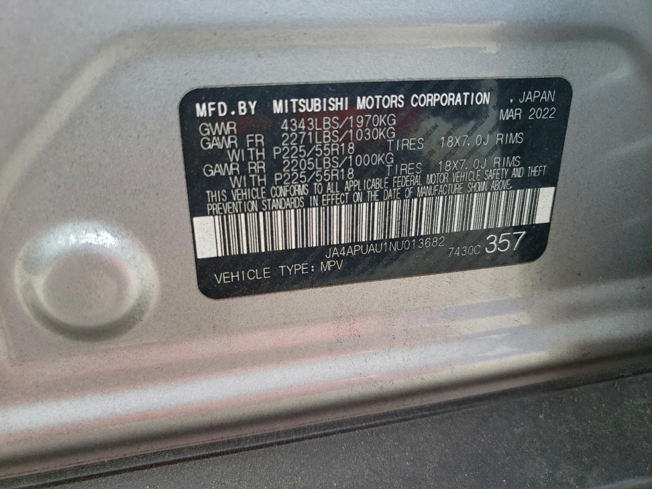 2022 MITSUBISHI OUTLANDER SPORT ES photo 14