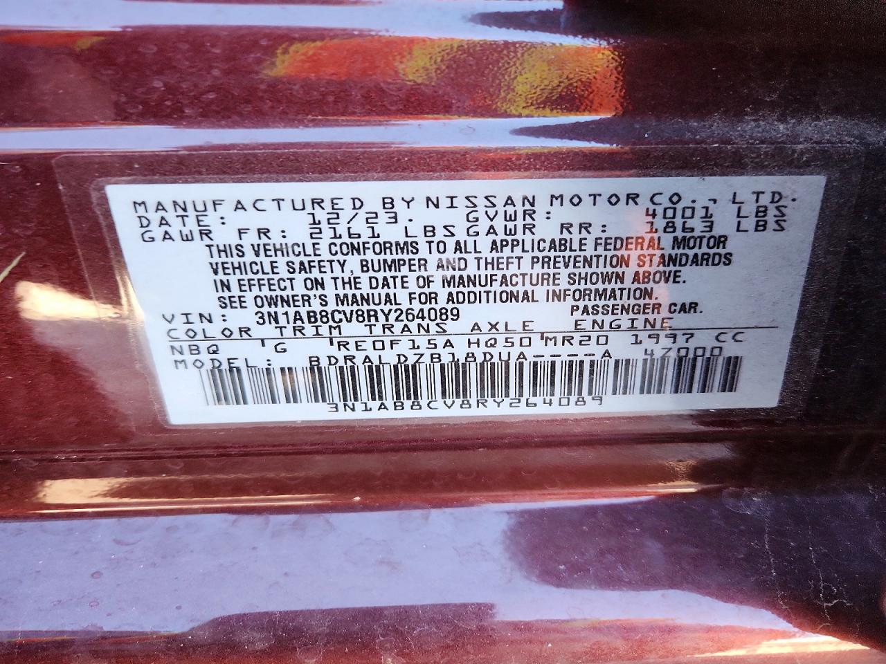 2024 NISSAN SENTRA SV photo 12