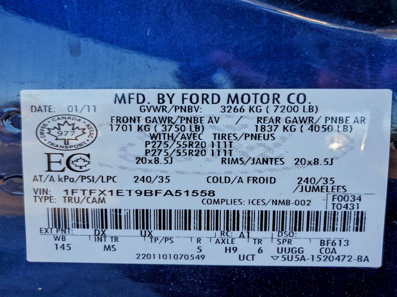 2011 FORD F150 SUPER CAB photo 23