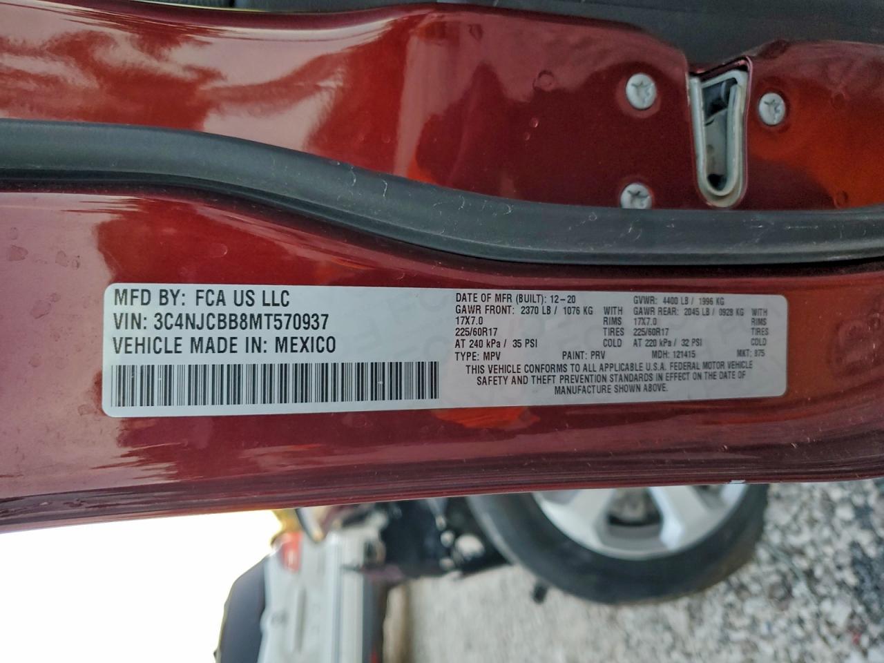 2021 JEEP COMPASS LATITUDE photo 13