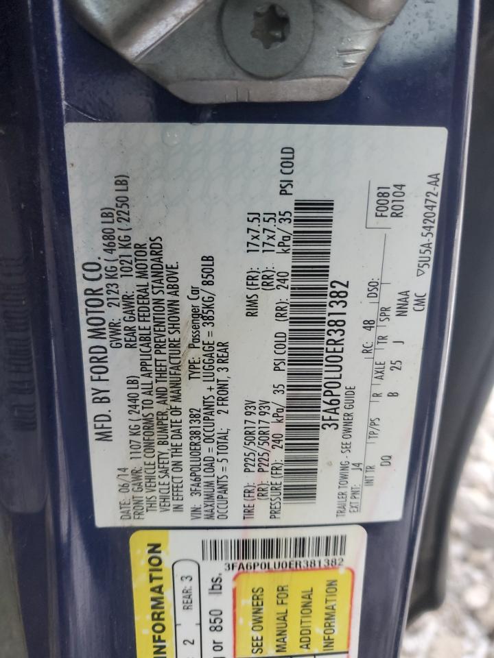 2014 FORD FUSION SE HYBRID photo 12