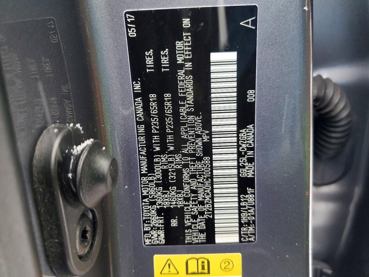 2017 LEXUS RX 350 BASE photo 13